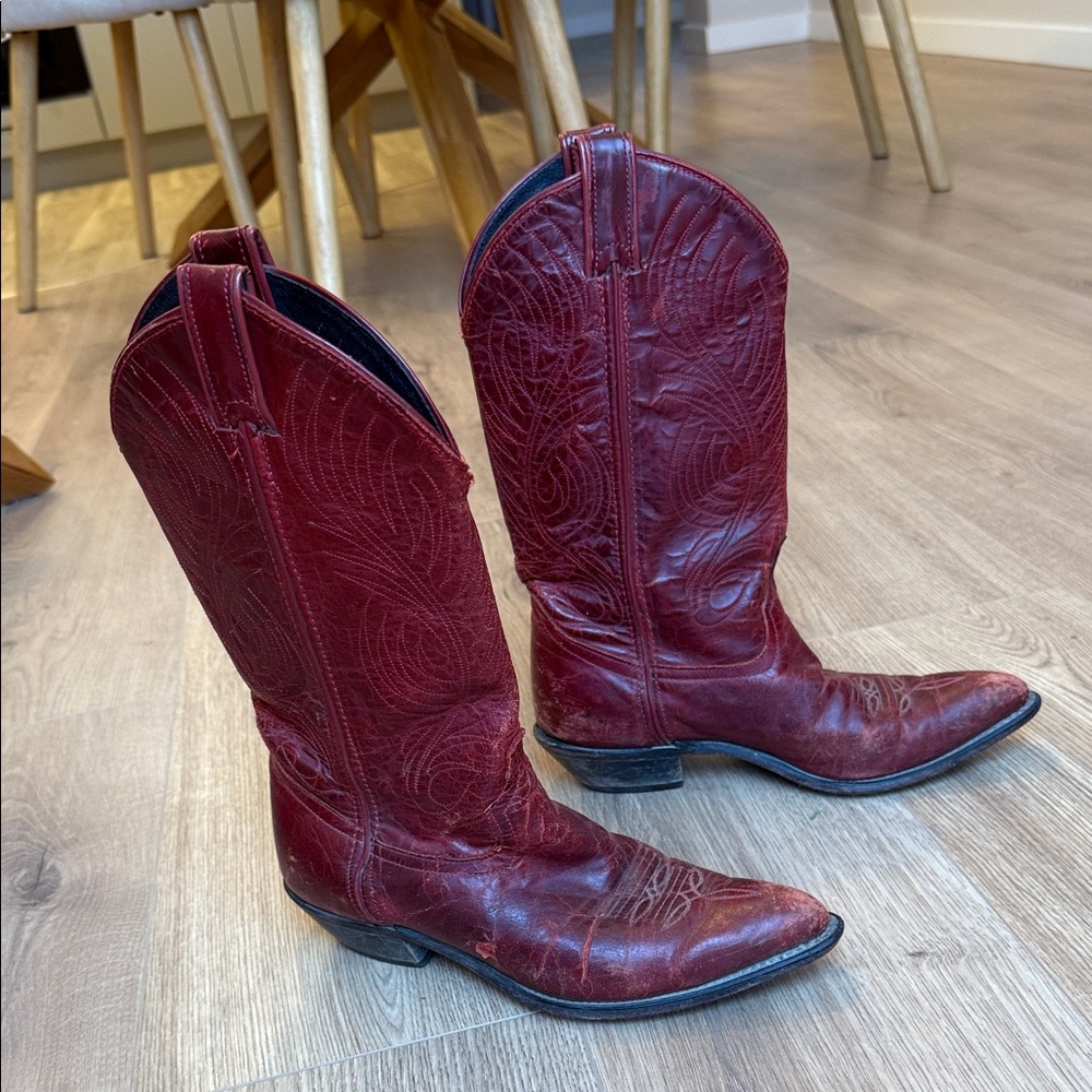 Red Cowboy Boots